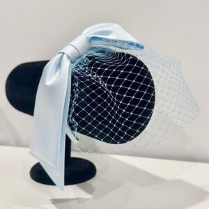 Eugenia Kim Satin Blue Headband